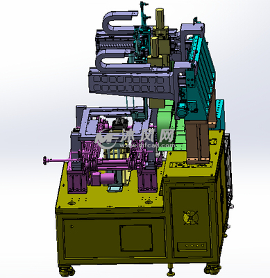 VZ02自动锁螺丝机 - solidworks机械设备模型下载 - 沐风图纸